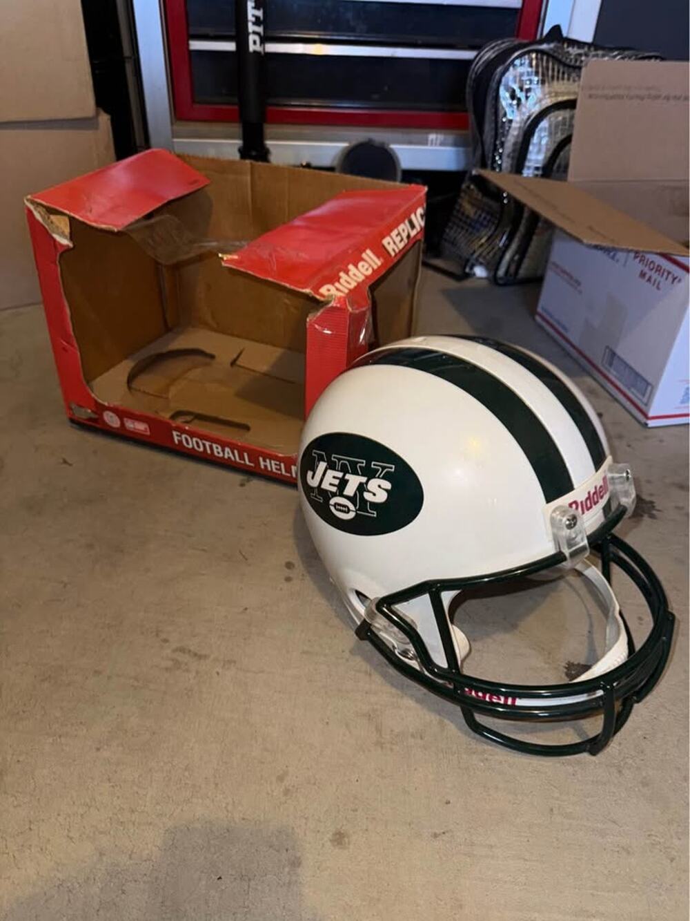 New York Jets 1998-18 Throwback Speed Full Size Replica Football Helmet
